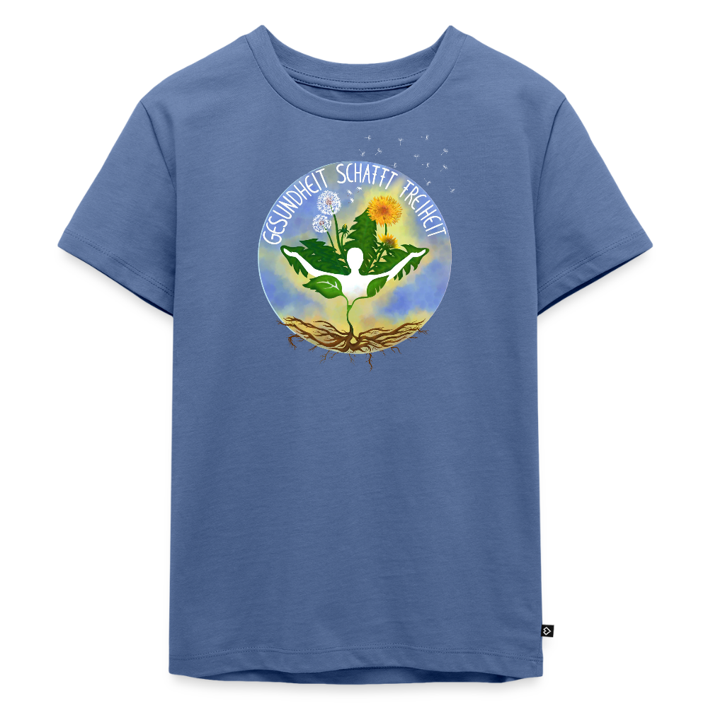 Gesundheit schafft Freiheit (Born to be Freigeist) / Kinder Premium T-Shirt - Taubenblau