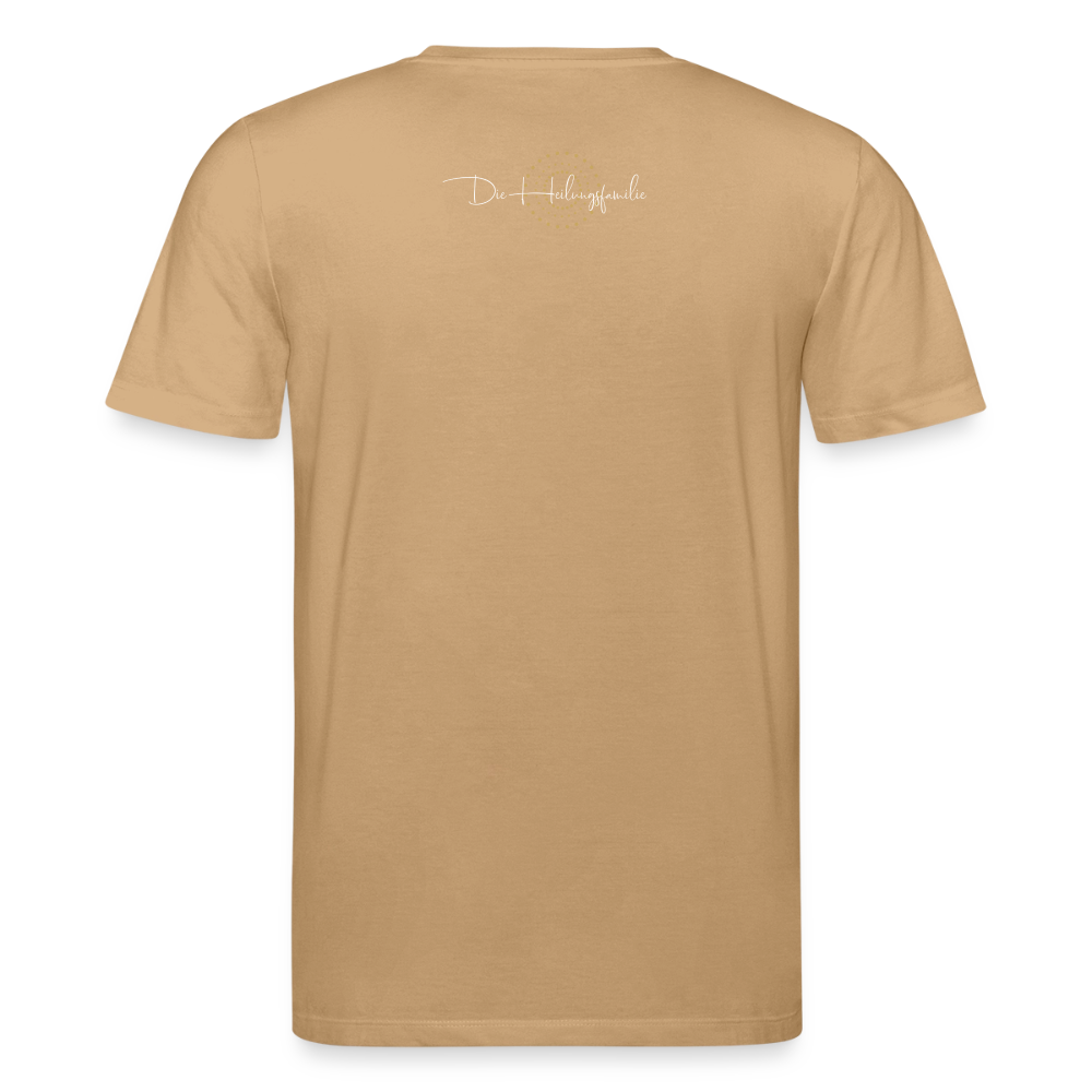 Nur 3 Trōpfen entfernt v2 - Unisex Bio-T-Shirt - Karamell 
