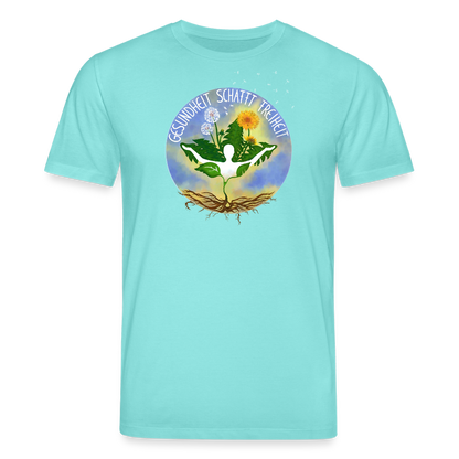 Gesundheit schafft Freiheit (Zurück zur Natur) / 100% Bio T-Shirt Herren - Poolblau