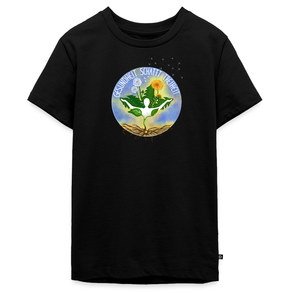 Gesundheit schafft Freiheit (Ich kann alles) / Teenager Premium T-Shirt - Schwarz