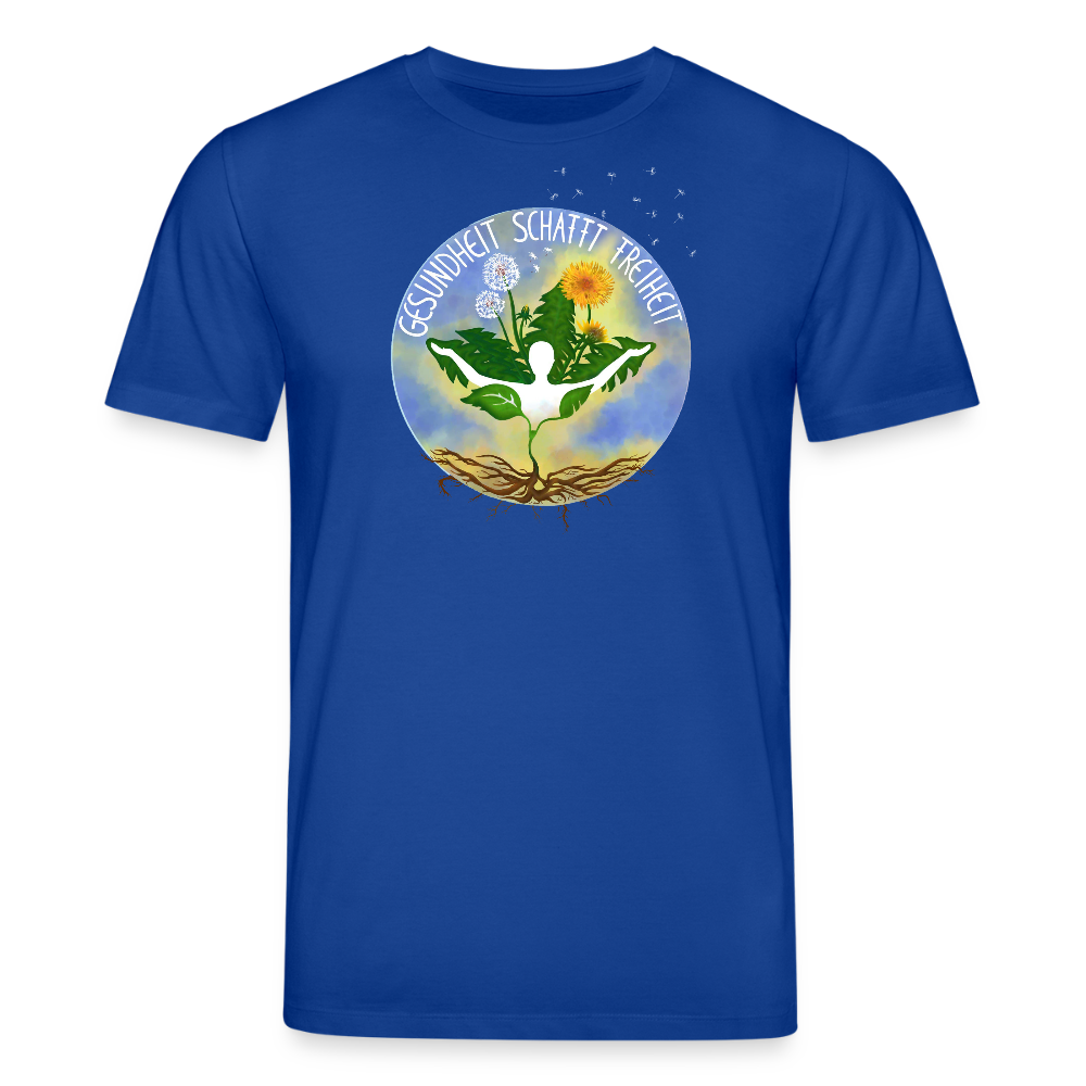 Gesundheit schafft Freiheit (FREI) / 100% Bio T-Shirt Herren - Dunkelblau