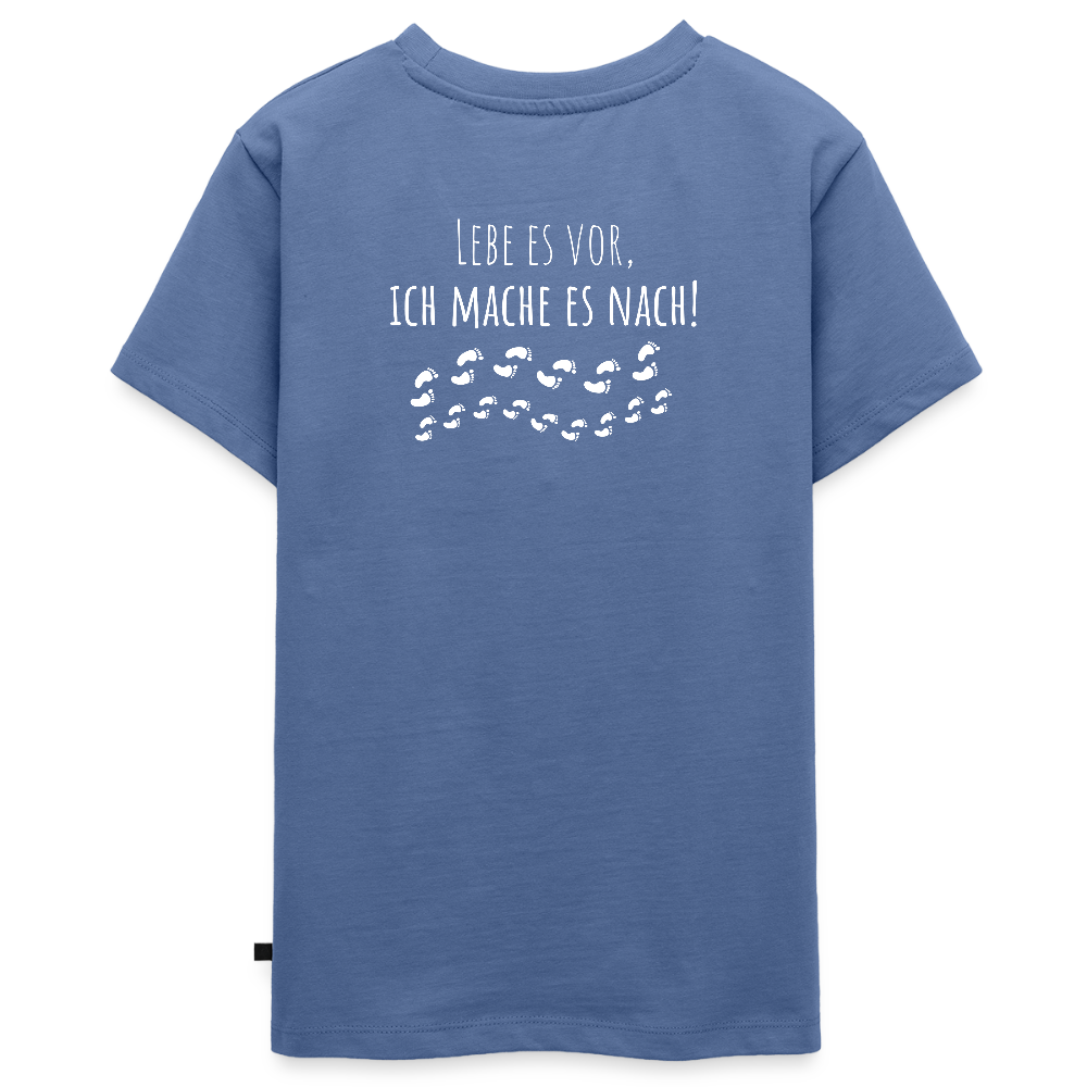 Gesundheit schafft Freiheit (Lebe es vor, ich maches es nach) / Teenager Premium T-Shirt - Taubenblau