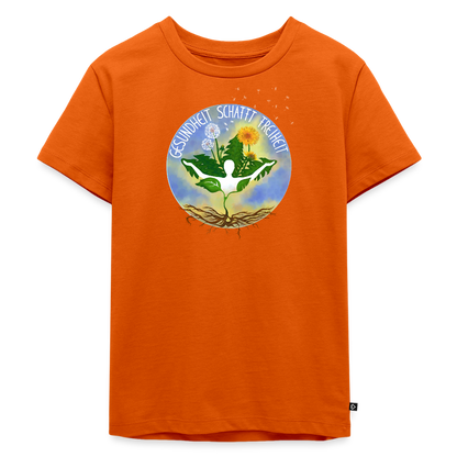 Gesundheit schafft Freiheit (Stark wie Löwenzahn!) / Kinder Premium T-Shirt - Orange 