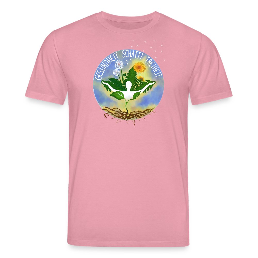 Gesundheit schafft Freiheit (Dein Weg) / 100% Bio T-Shirt Herren - Lila Traum