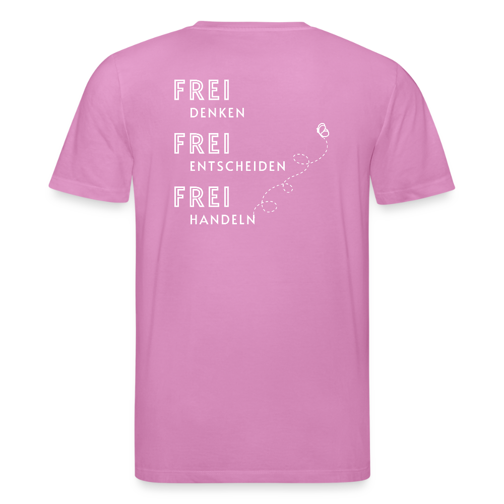 Gesundheit schafft Freiheit (FREI) / 100% Bio T-Shirt Herren - Pink