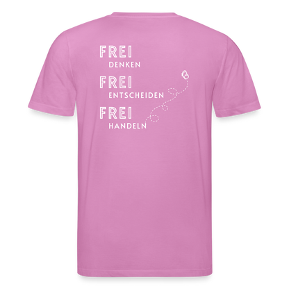 Gesundheit schafft Freiheit (FREI) / 100% Bio T-Shirt Herren - Pink