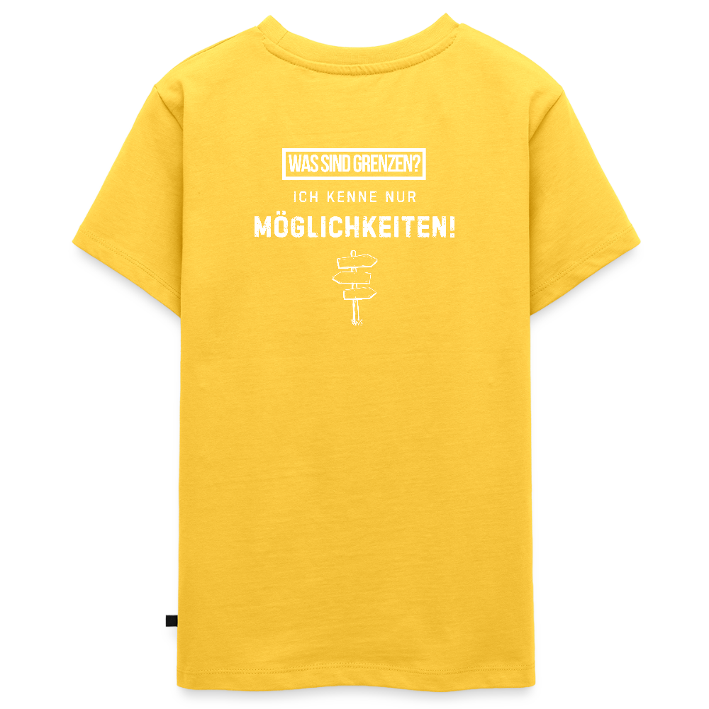 Gesundheit schafft Freiheit (Ich kenne nur Möglichkeiten) / Teenager Premium T-Shirt - Gelb