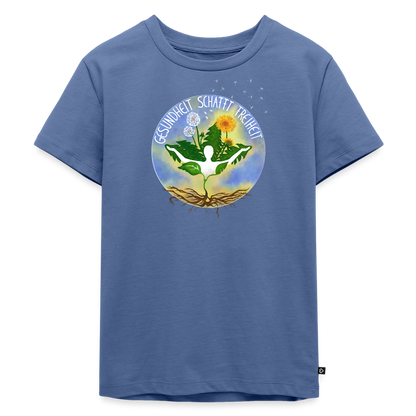 Gesundheit schafft Freiheit (Lebe es vor, ich mache es nach!) / Kinder Premium T-Shirt - Taubenblau