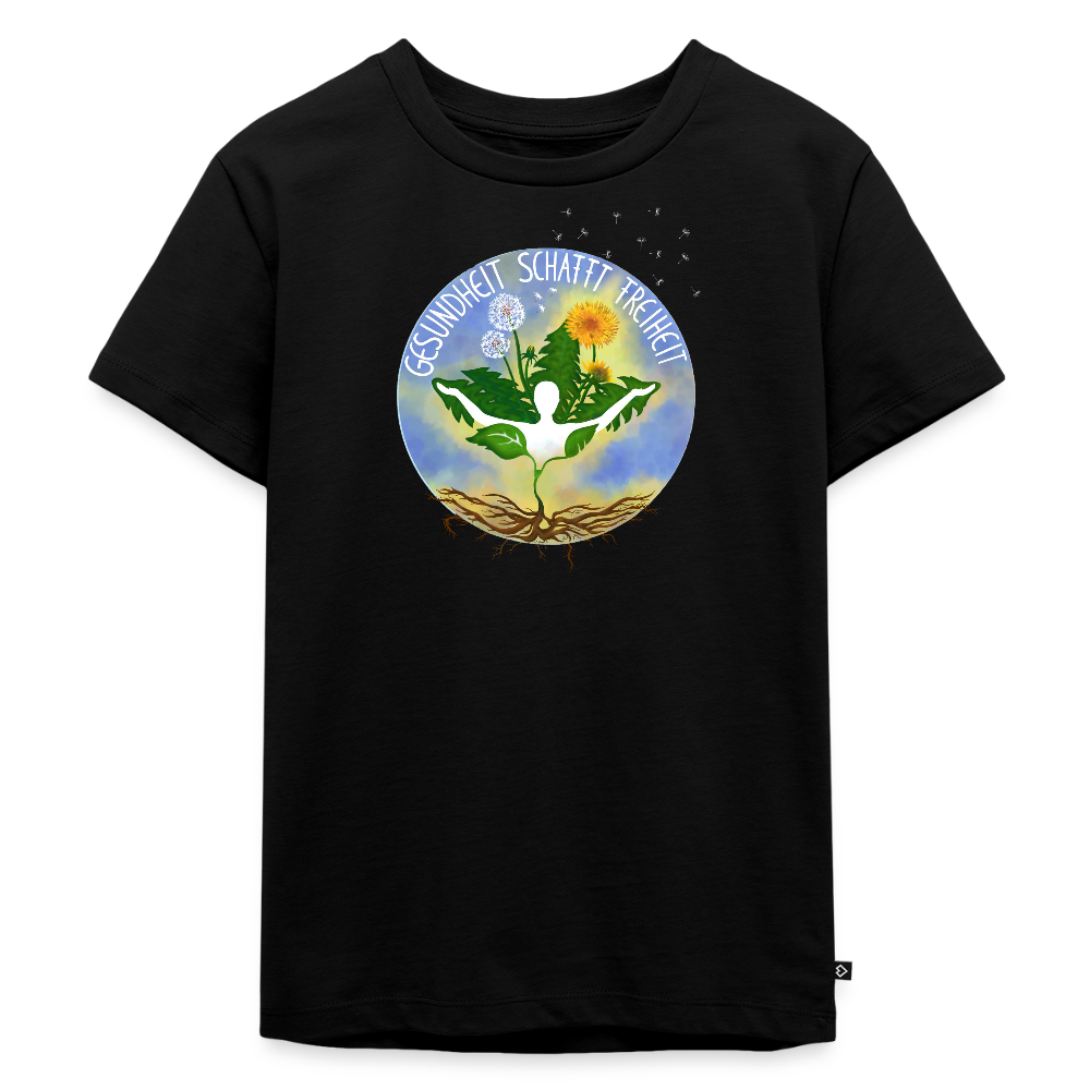 Gesundheit schafft Freiheit (Born to be Freigeist) / Kinder Premium T-Shirt - Schwarz