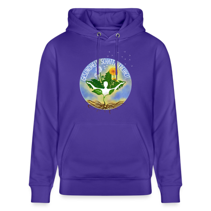 Gesundheit schafft Freiheit (FREI) / 100% Bio Unisex-Kapuzenpullover - Purple Love 