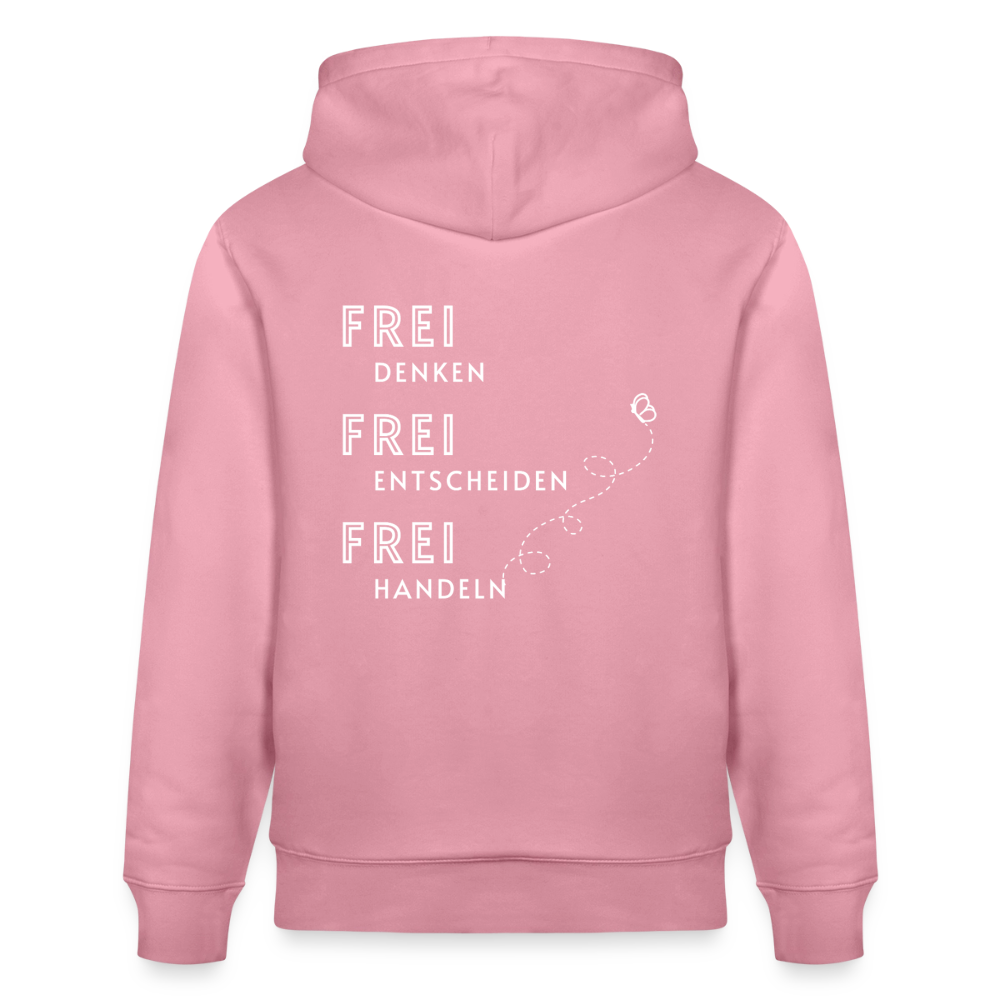 Gesundheit schafft Freiheit (FREI) / 100% Bio Unisex-Kapuzenpullover - Lila Traum