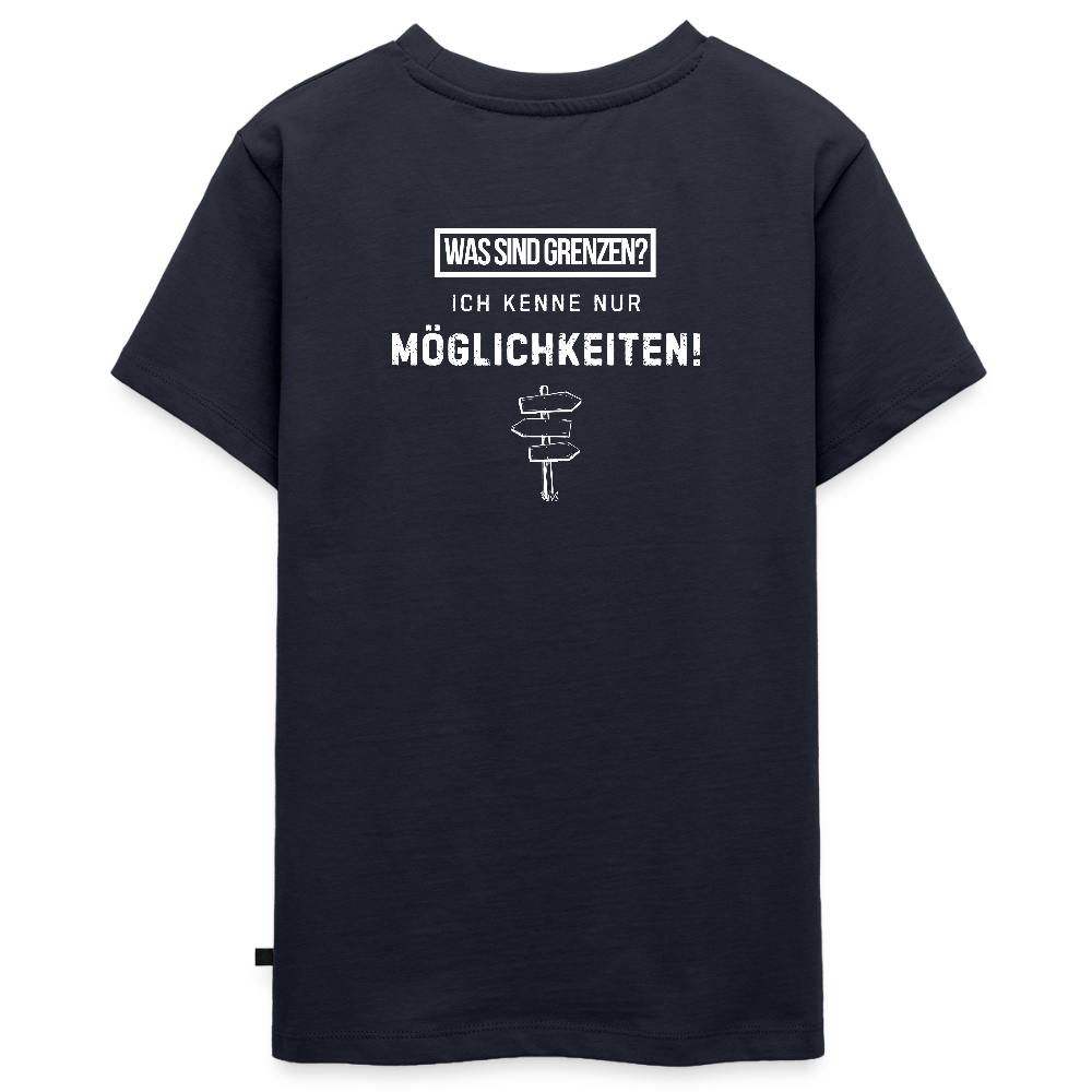 Gesundheit schafft Freiheit (Ich kenne nur Möglichkeiten) / Teenager Premium T-Shirt - Navy