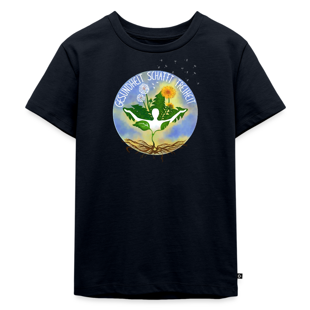 Gesundheit schafft Freiheit (Ich kann alles) / Kinder Premium T-Shirt - Navy