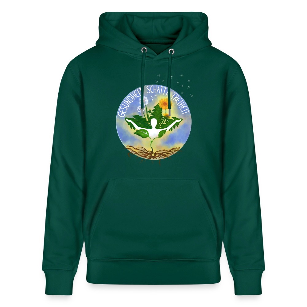 Gesundheit schafft Freiheit (FREI) / 100% Bio Unisex-Kapuzenpullover - Forest