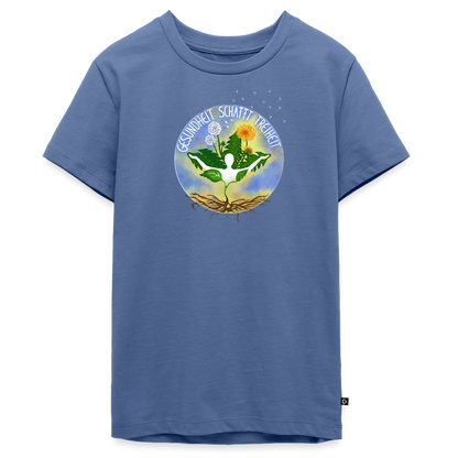 Gesundheit schafft Freiheit (Lebe es vor, ich maches es nach) / Teenager Premium T-Shirt - Taubenblau