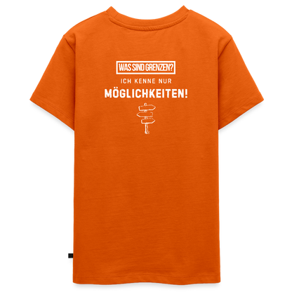 Gesundheit schafft Freiheit (Ich kenne nur Möglichkeiten) / Teenager Premium T-Shirt - Orange 
