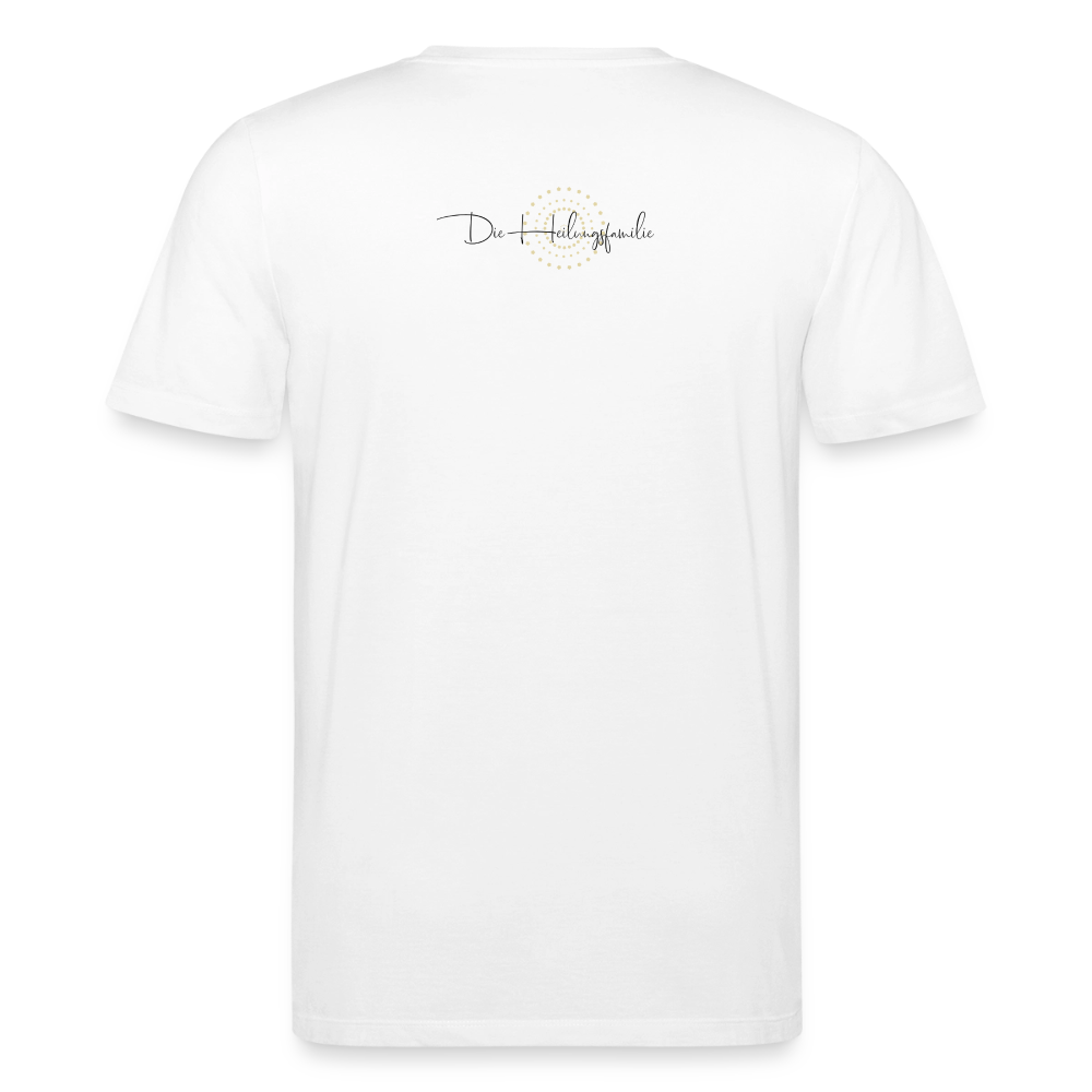 Nur 3 Trōpfen entfernt - Unisex Bio-T-Shirt (weiß) - Weiß