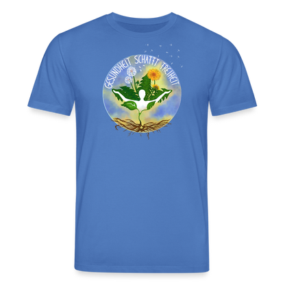 Gesundheit schafft Freiheit (Dein Weg) / 100% Bio T-Shirt Herren - Achtsames Blau