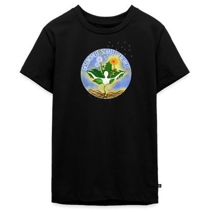 Gesundheit schafft Freiheit (Lebe es vor, ich maches es nach) / Teenager Premium T-Shirt - Schwarz
