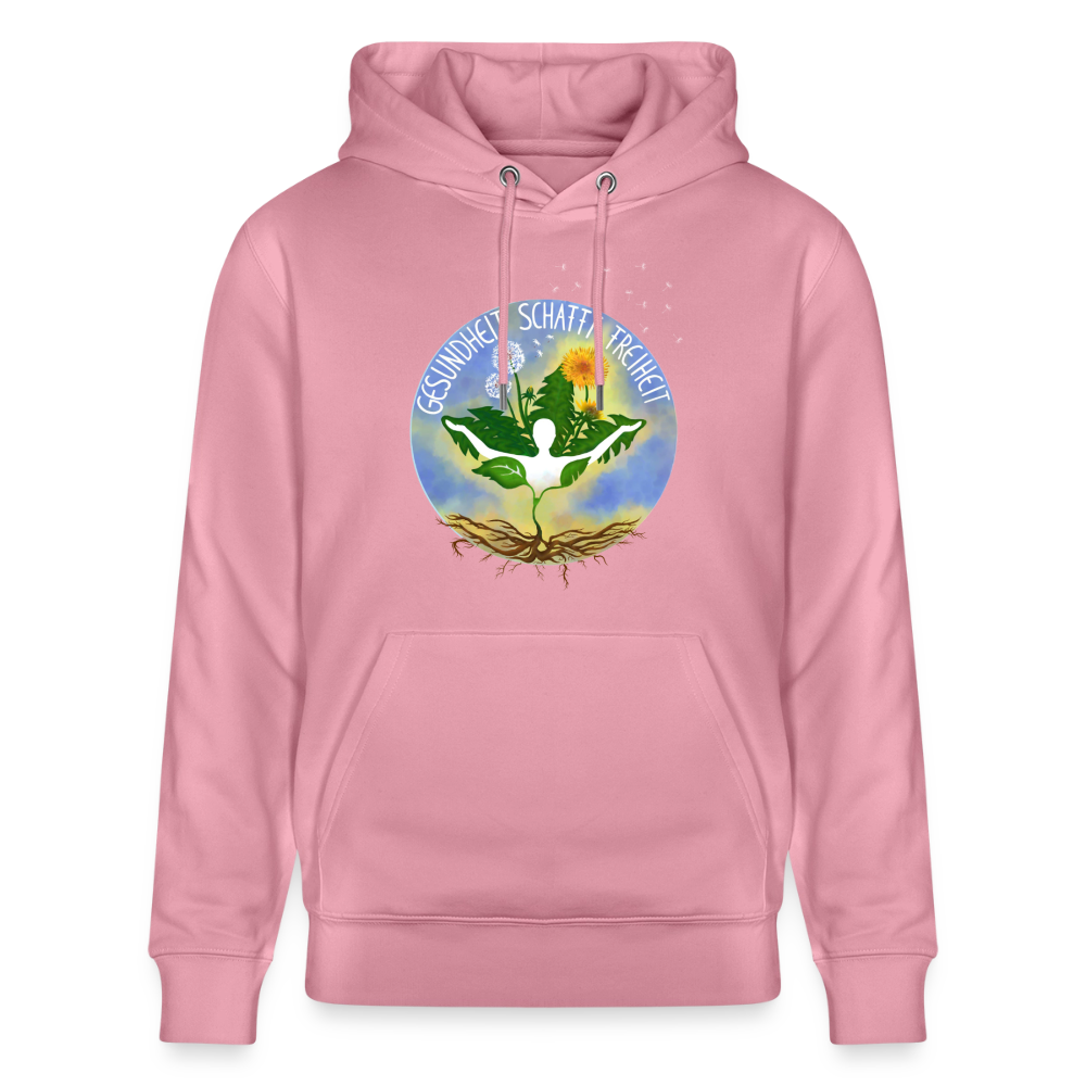 Gesundheit schafft Freiheit (FREI) / 100% Bio Unisex-Kapuzenpullover - Lila Traum