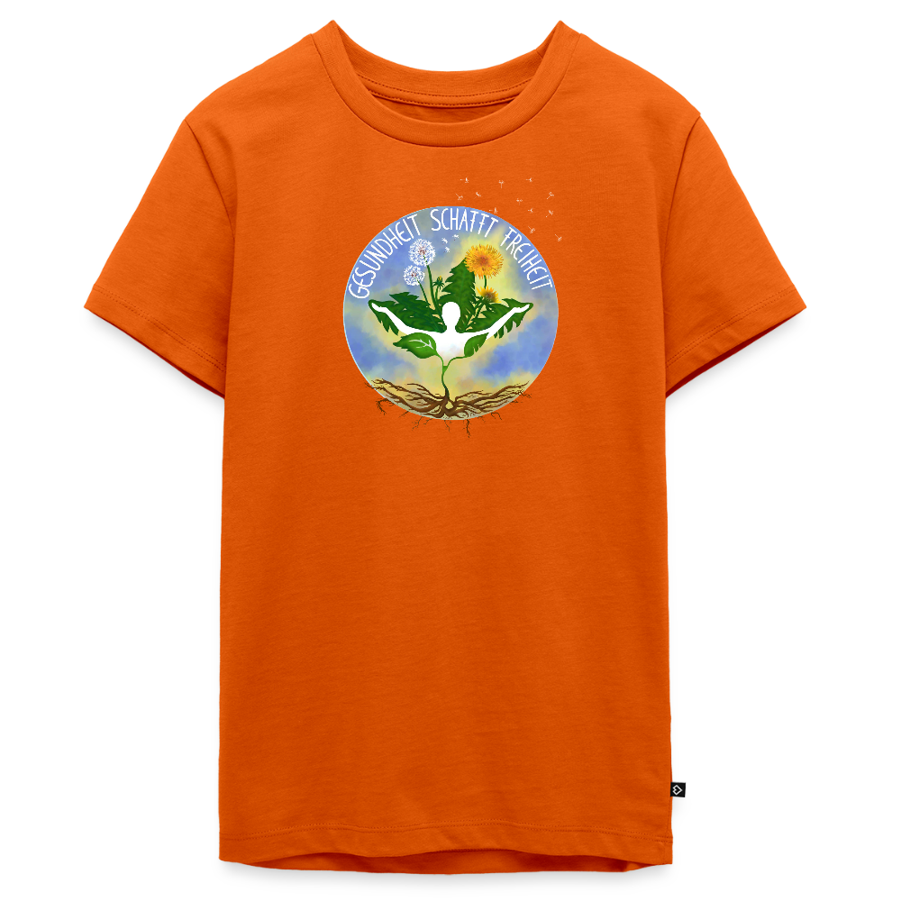 Gesundheit schafft Freiheit (Ich bin ein Wunder im Wachstum) / Teenager Premium T-Shirt - Orange 