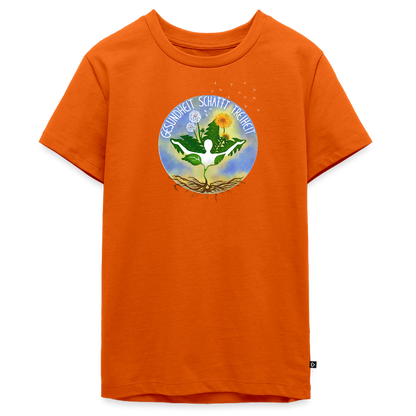 Gesundheit schafft Freiheit (Ich bin ein Wunder im Wachstum) / Teenager Premium T-Shirt - Orange 