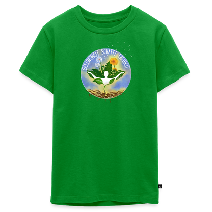 Gesundheit schafft Freiheit (Eins mit der Natur) / Teenager Premium T-Shirt - Grün
