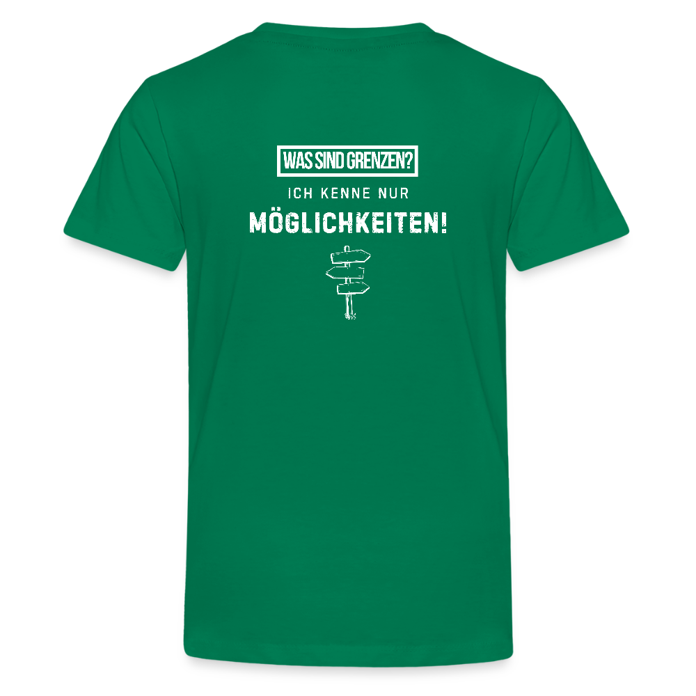 Gesundheit schafft Freiheit (Ich kenne nur Möglichkeiten) / Teenager Premium T-Shirt - Kelly Green