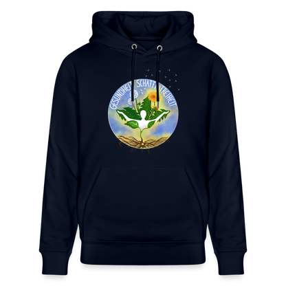 Gesundheit schafft Freiheit (FREI) / 100% Bio Unisex-Kapuzenpullover - Navy
