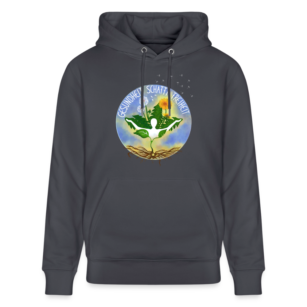 Gesundheit schafft Freiheit (FREI) / 100% Bio Unisex-Kapuzenpullover - Indigoblau