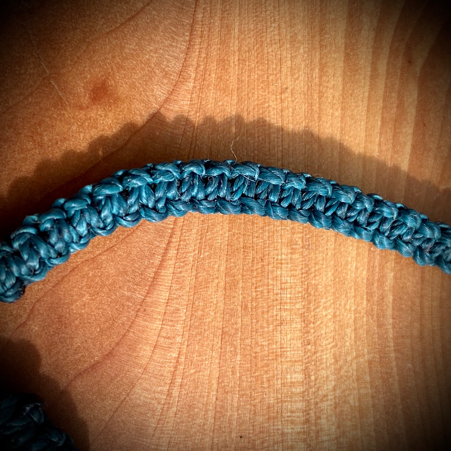Armband - Dunkelgrünes mit Schiebeknoten