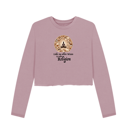 Mauve Wahre Religion - 100% Bio Women's Boxy Jumper