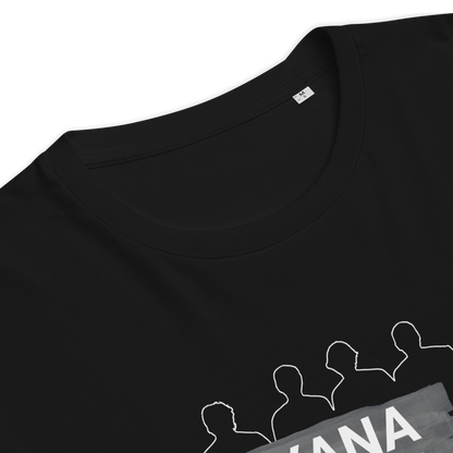 brothers YANA you are not alone - Unisex-Bio-Baumwoll-T-Shirt / schwarz