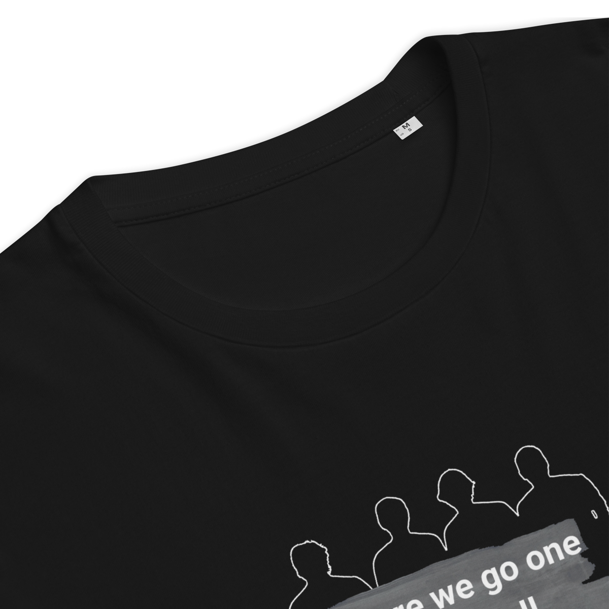 brothers Where we go one - Unisex-Bio-Baumwoll-T-Shirt / schwarz
