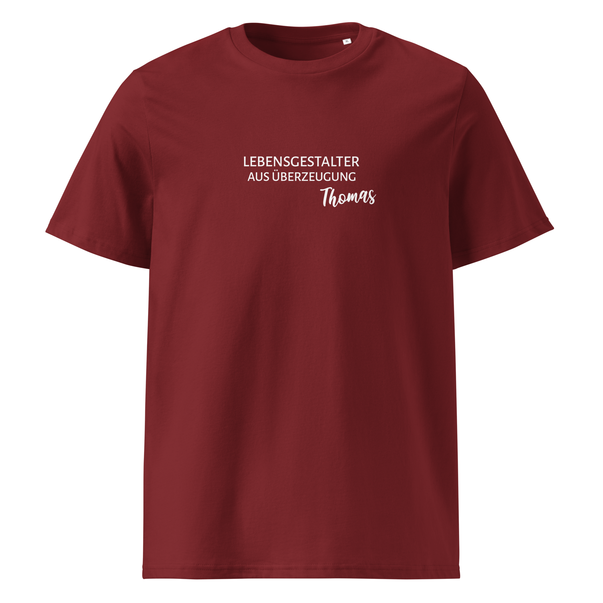 Lebensgestalter(in) *NAME - Unisex-Bio-Baumwoll-T-Shirt
