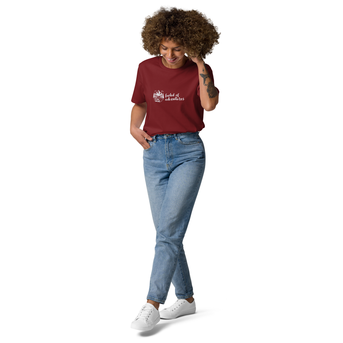 Fueled of Adventures - T-Shirt aus Premium-Baumwolle