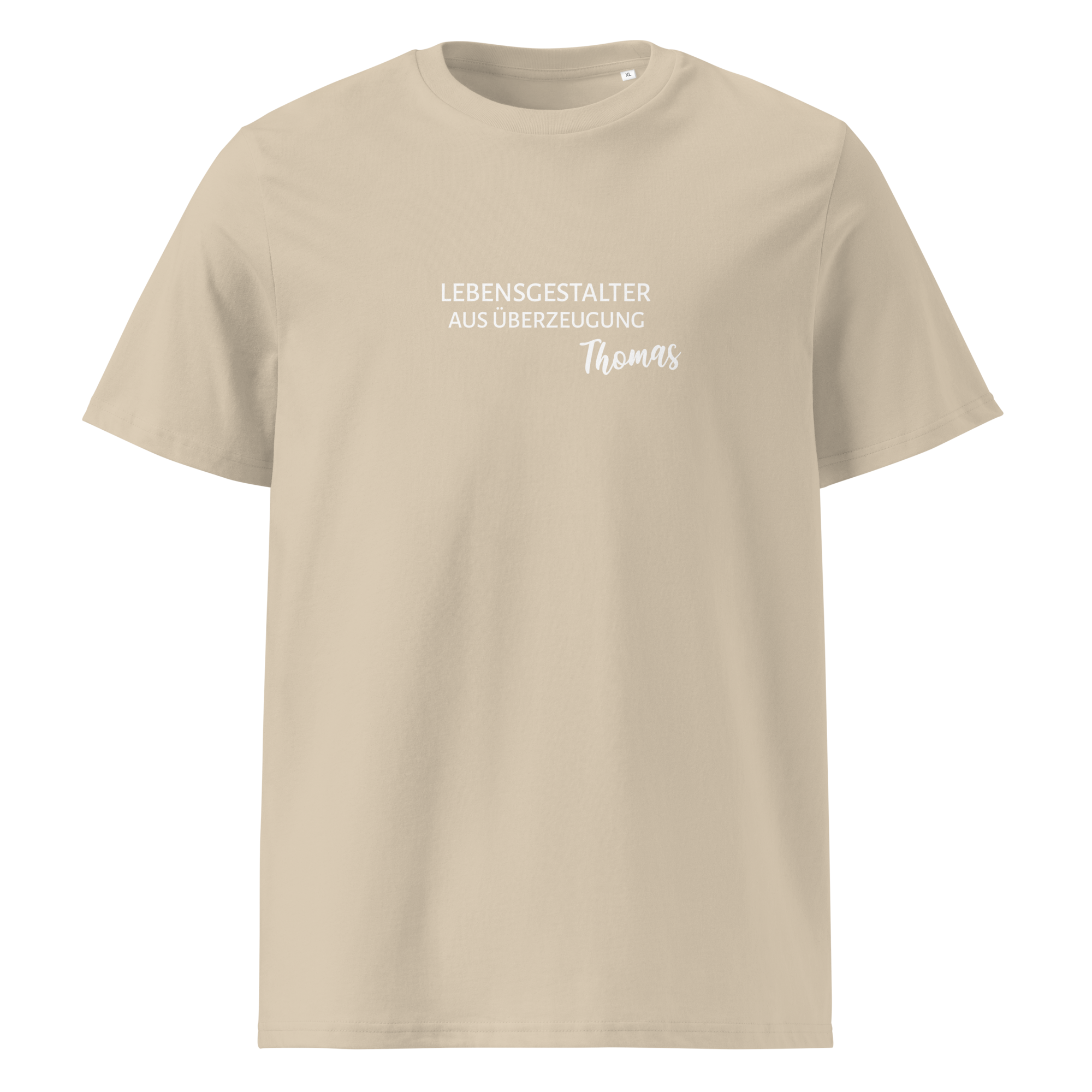 Lebensgestalter(in) *NAME - Unisex-Bio-Baumwoll-T-Shirt