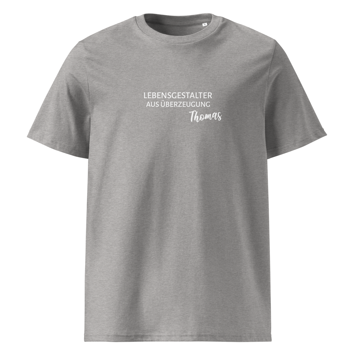 Lebensgestalter(in) *NAME - Unisex-Bio-Baumwoll-T-Shirt