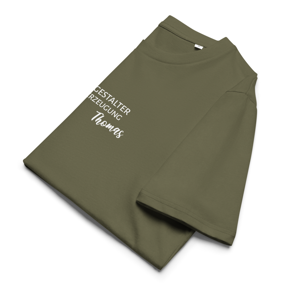 Lebensgestalter(in) *NAME - Unisex-Bio-Baumwoll-T-Shirt