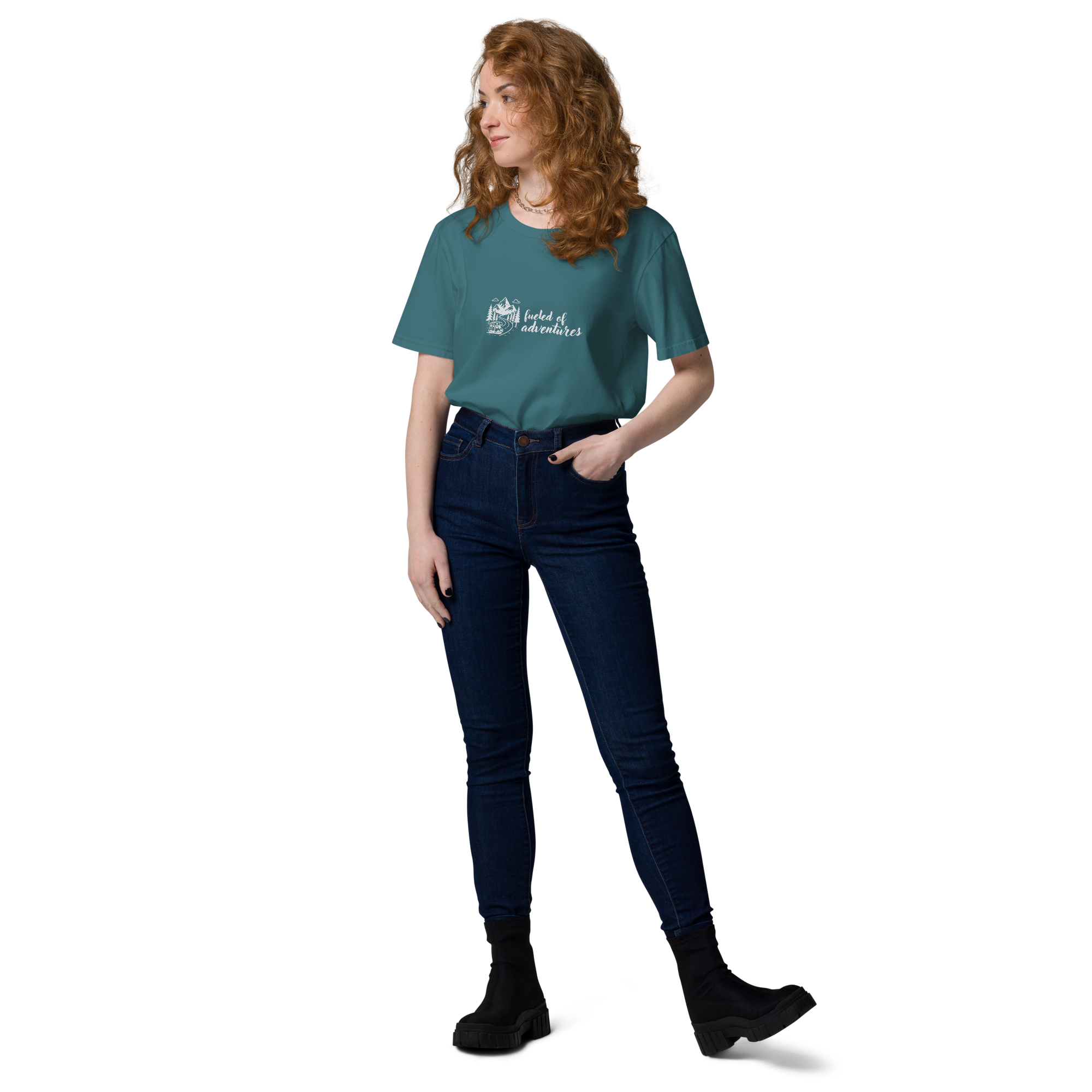 Fueled of Adventures - T-Shirt aus Premium-Baumwolle