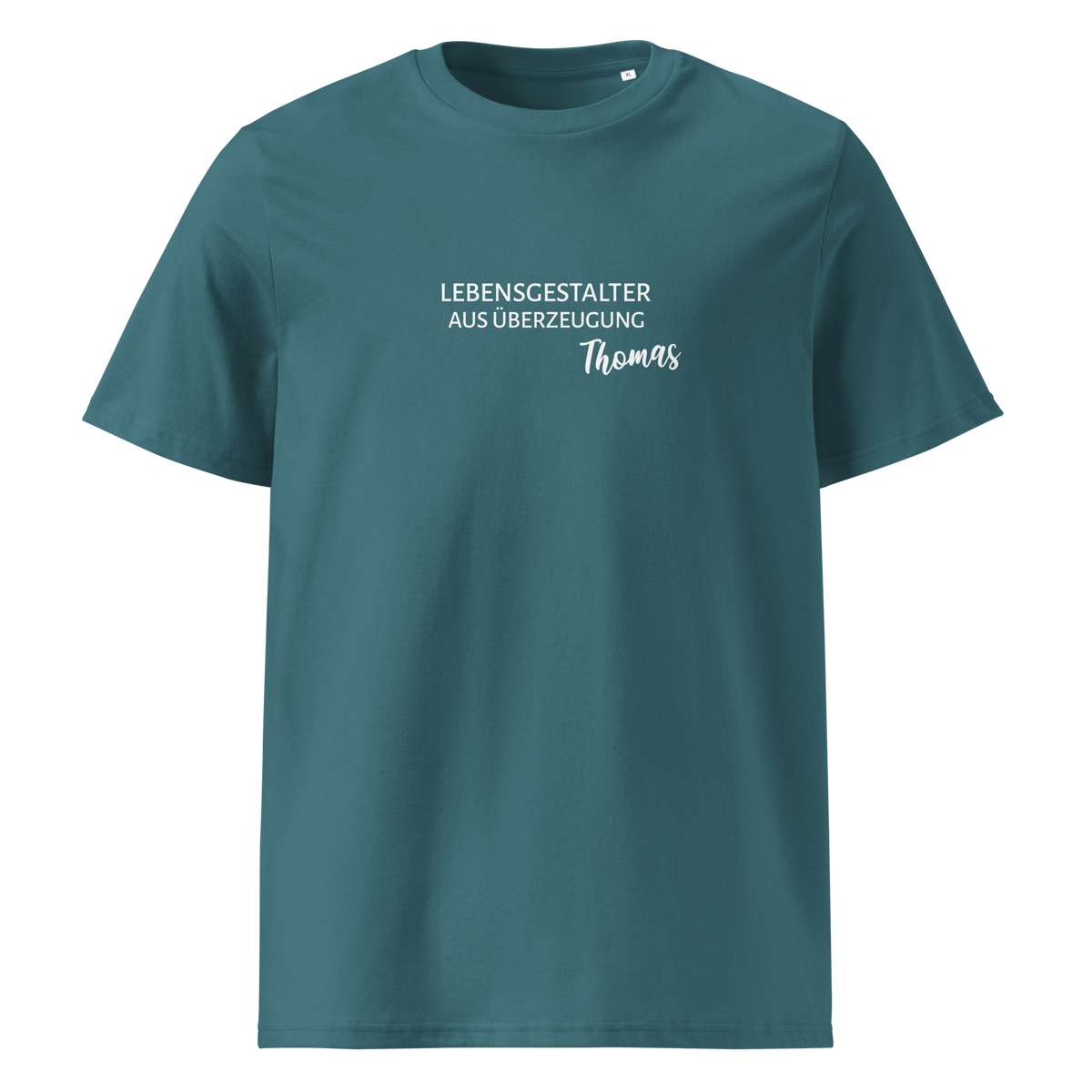 Lebensgestalter(in) *NAME - Unisex-Bio-Baumwoll-T-Shirt